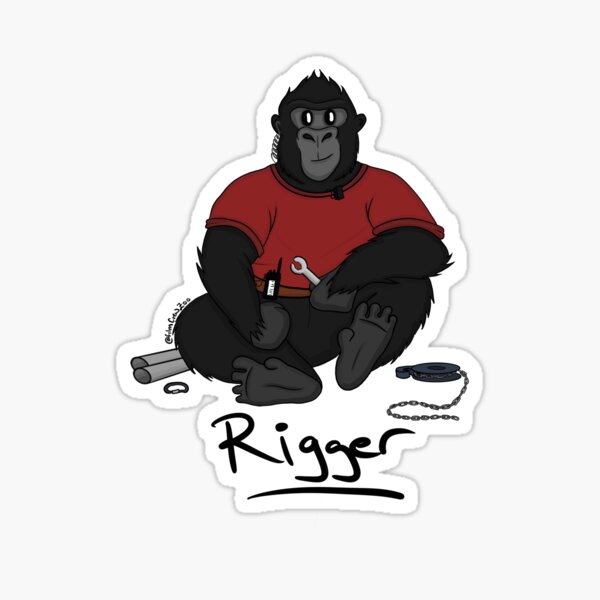 Item preview, Rigger Gorilla designed and sold by Aoife Murray.