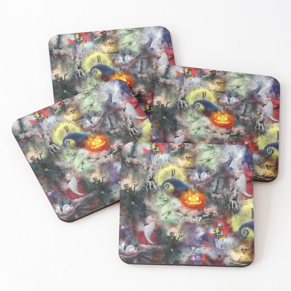 Item preview, Watercolor Nightmare Before Christmas designed and sold by Rainbows Galore.