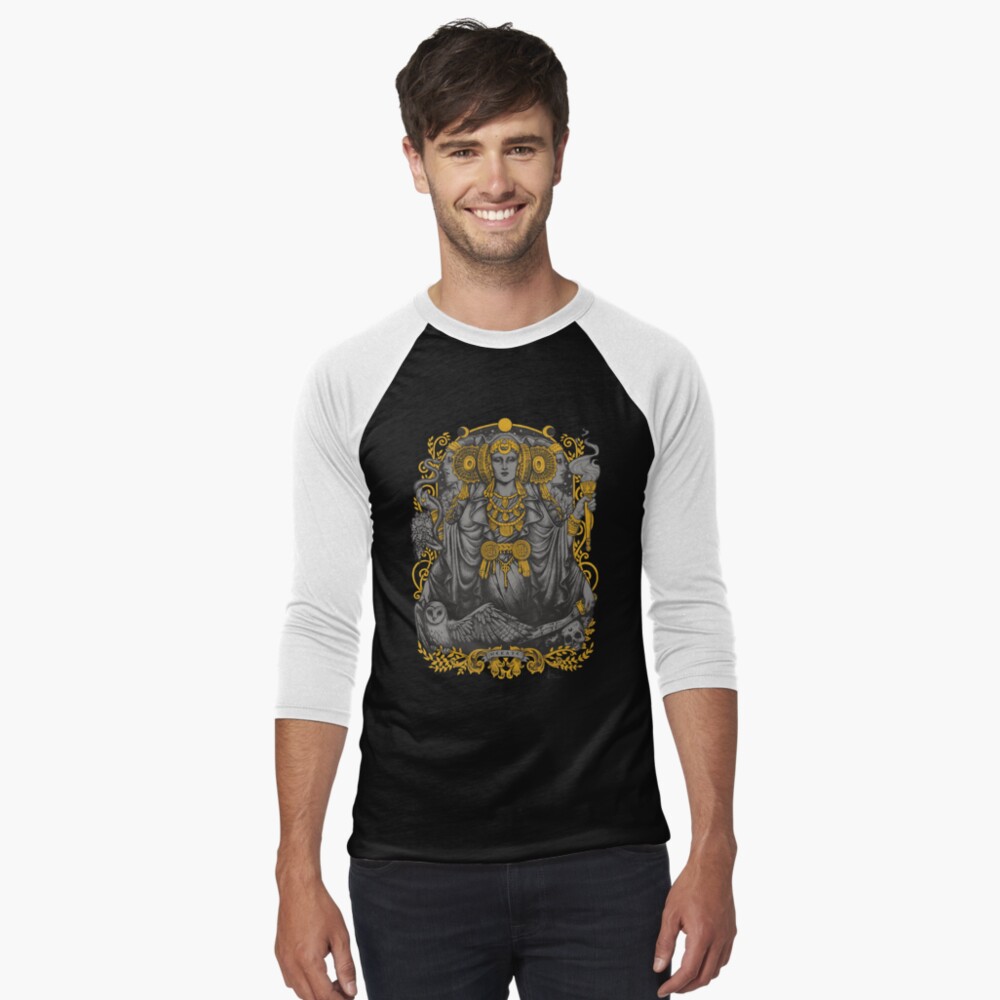 Item preview, Baseball ¾ Sleeve T-Shirt designed and sold by medusadollmaker.