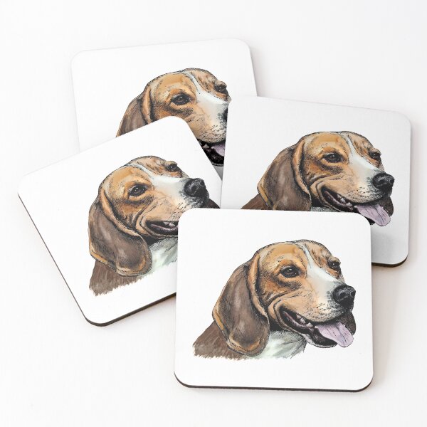 Item preview, beagle portrait designed and sold by VicaVeresk.