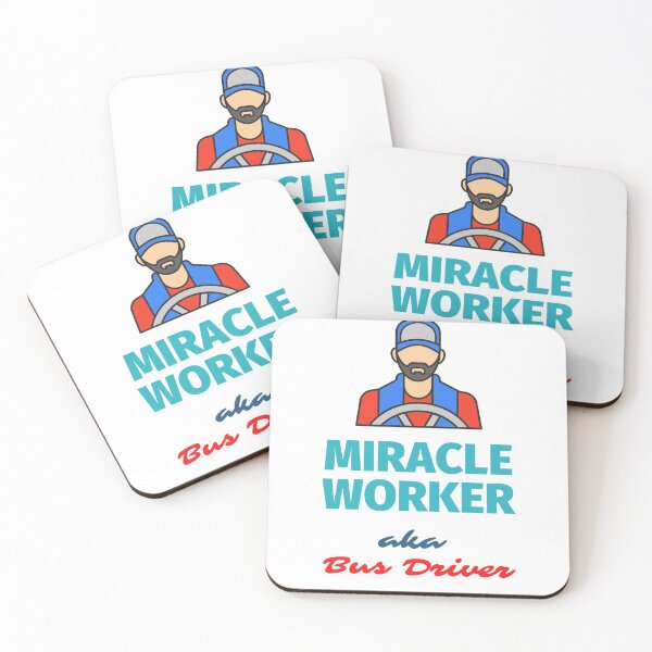 Item preview, Bus Driver Miracle Worker designed and sold by Nursebeyond.