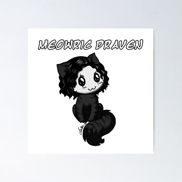 Item preview, Meowric Draven designed and sold by ShahanaMikagi.