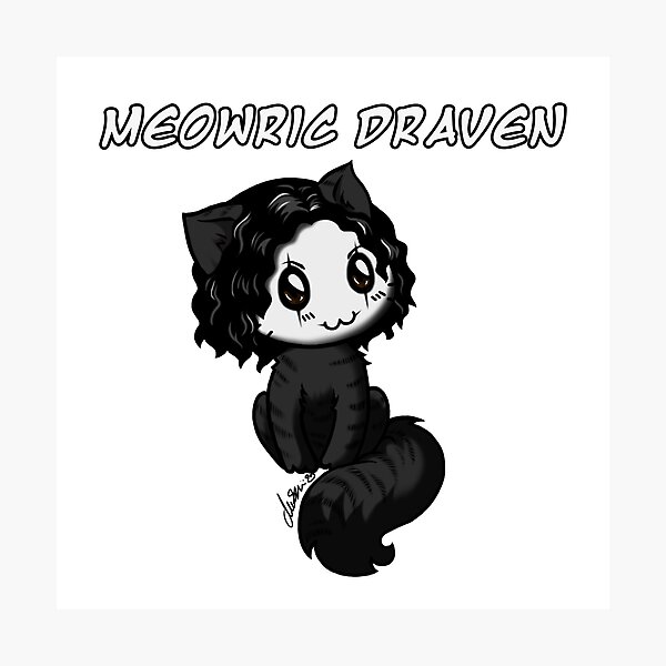 Item preview, Meowric Draven designed and sold by ShahanaMikagi.
