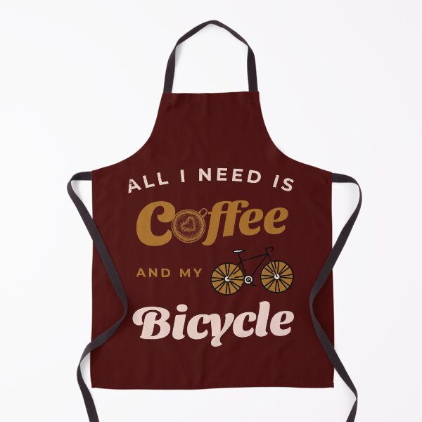 Item preview, All I Need Is Coffee And My Bicycle - Perfect Combination gold - black bean designed and sold by grinta2021.