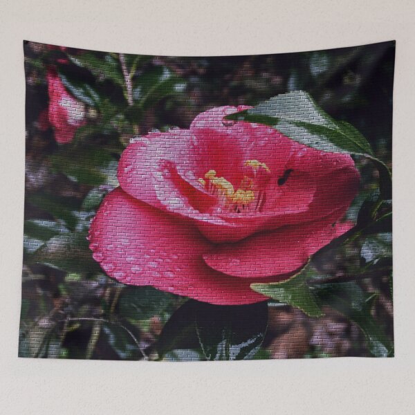 Item preview, Pseudomurals 00004 (Ant on Wet Camellia Flower) designed and sold by CleanWIP.