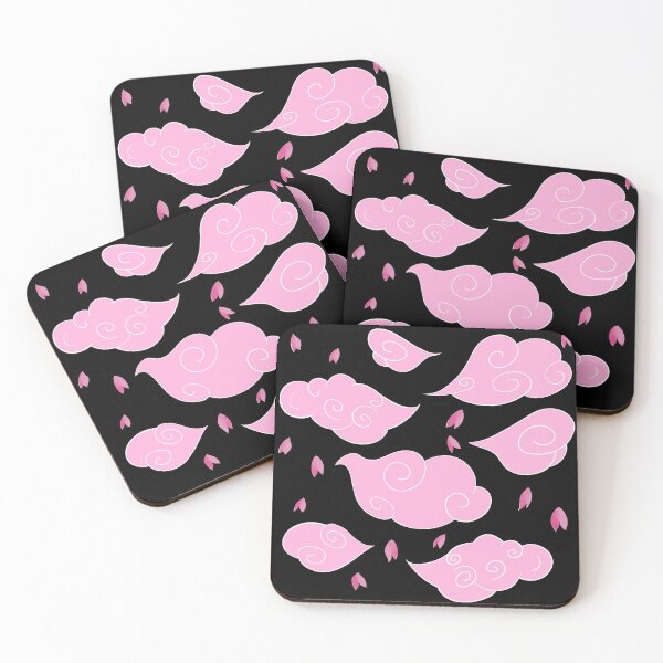 Item preview, Japanese pink wind clouds with cherry blossoms designed and sold by LufikamiDesign.