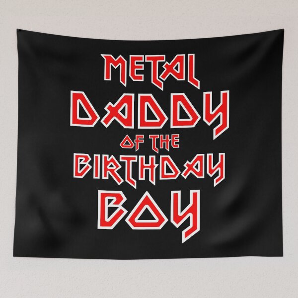 Item preview, Proud Metal Daddy Of The Birthday Boy Gift designed and sold by WPahat.
