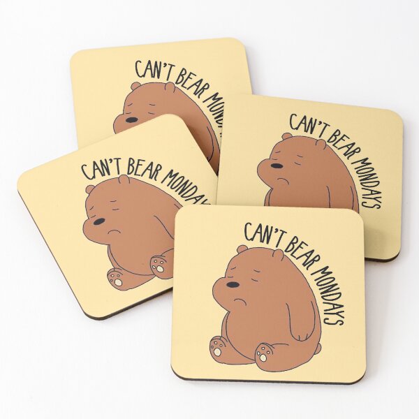 Item preview, Can’t bear Monday’s|cute sleepy lazy bear  designed and sold by Lavannya.