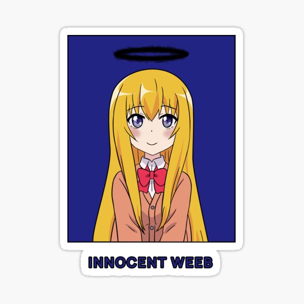 Innocent Weeb Sticker