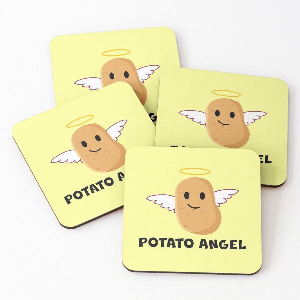 Item preview, Potato Angel - Black designed and sold by SmileMiau.