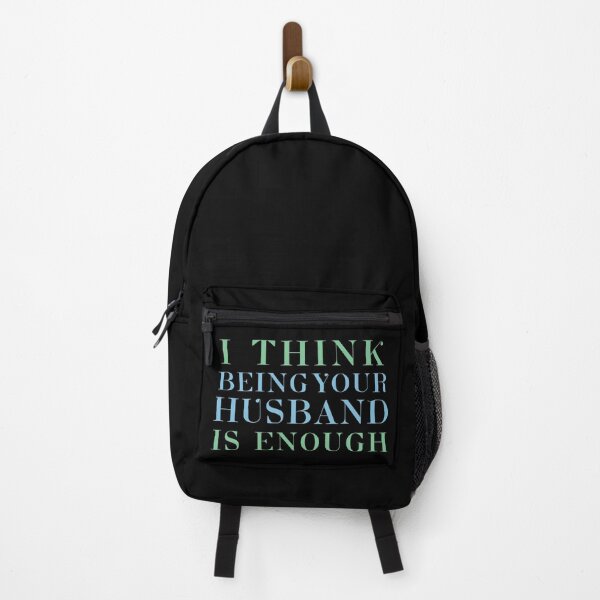 Item preview, I think being your husband is enough Pastel Typography Design designed and sold by Pastelthoughts.