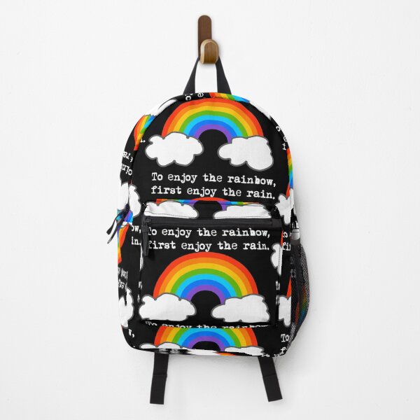 Item preview, To enjoy the rainbow, first enjoy the rain - proverb. designed and sold by angelisart.