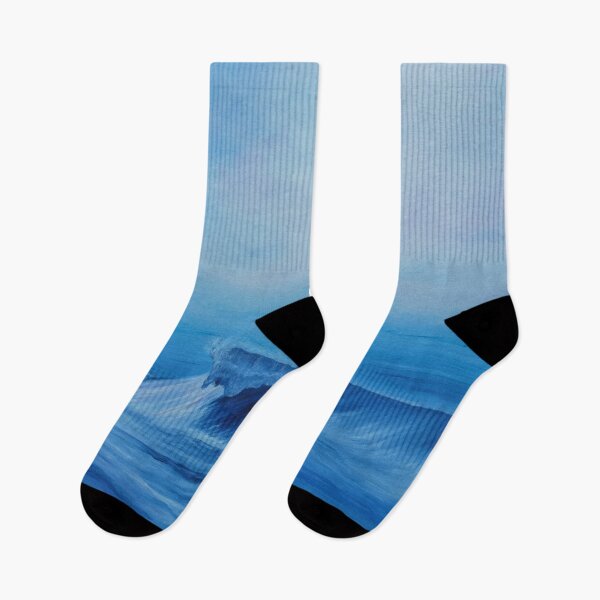 Item preview, Ocean Blue Wave Seascape Painting designed and sold by hovigal.