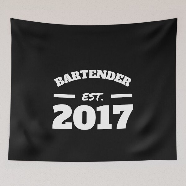 Item preview, Bartender Est. 2017 designed and sold by Click-Like.