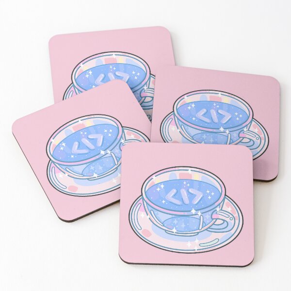 Item preview, Kawaii Coding Tea Cup | Blue designed and sold by thecodedose.