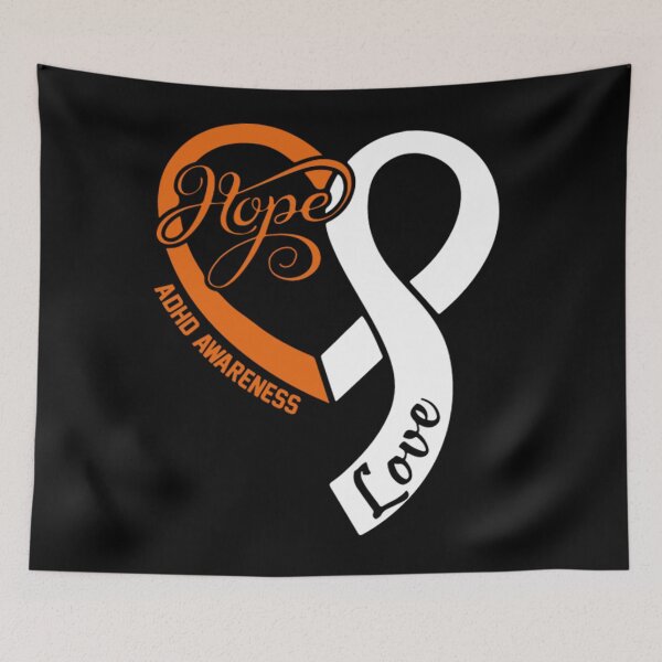 Item preview, Adhd Awareness ADHD Awareness Hope Love Heart Ribbon designed and sold by juarezmurray840.