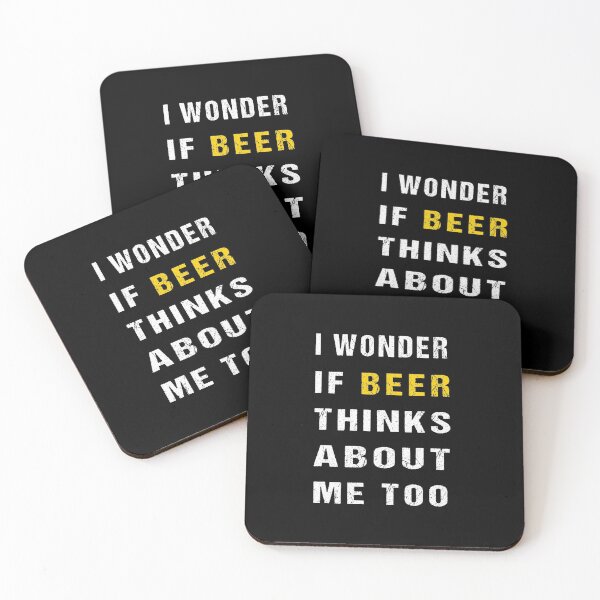 Item preview, I Wonder If Beer Thinks About Me Too - Funny St Patricks Day designed and sold by midodesign20.