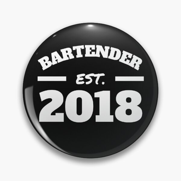 Item preview, Bartender Est. 2018 designed and sold by Click-Like.