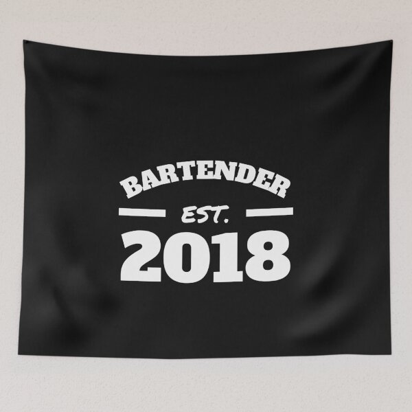 Item preview, Bartender Est. 2018 designed and sold by Click-Like.