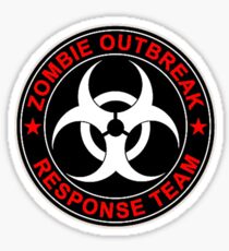 Zombie Response Team Bio Hazard Sticker