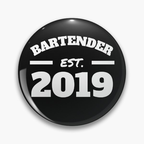 Item preview, Bartender Est. 2019 designed and sold by Click-Like.