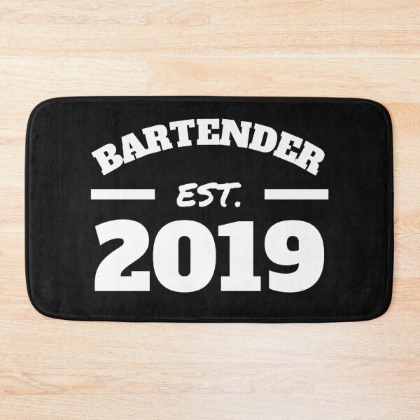 Item preview, Bartender Est. 2019 designed and sold by Click-Like.