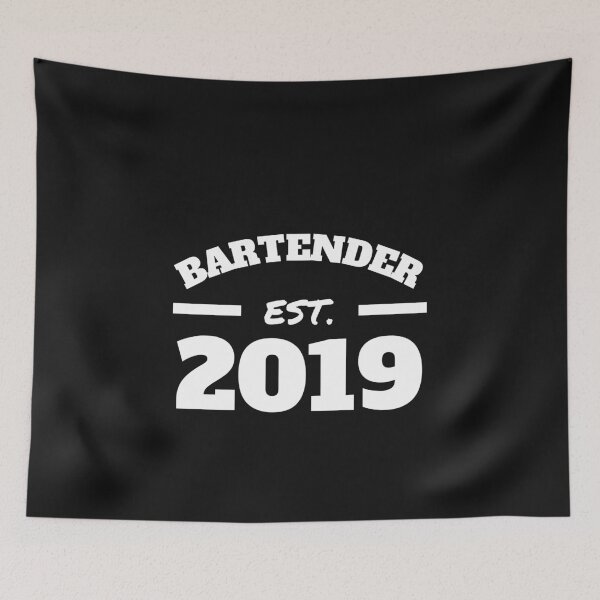Item preview, Bartender Est. 2019 designed and sold by Click-Like.
