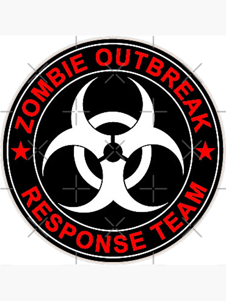 "Walking Zombie Response Team Logo Walkers Dead" Sticker ...