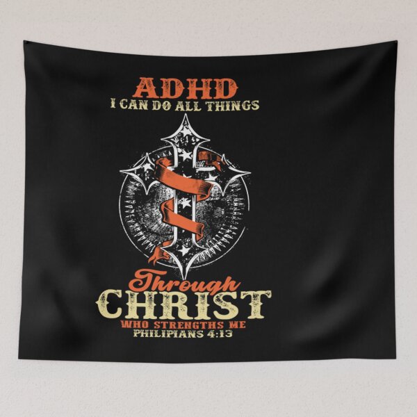 Item preview, Adhd Awareness ADHD Awareness I Can Do All Things Through Christ designed and sold by juarezmurray840.