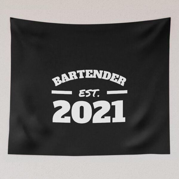 Item preview, Bartender Est. 2021 designed and sold by Click-Like.