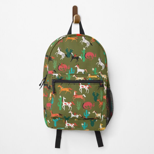 Item preview, Wild horses and flowers pattern designed and sold by taika tori.