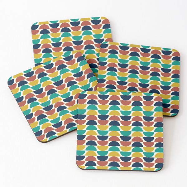 Item preview, Mid mod colorful pattern designed and sold by likebakerdo.