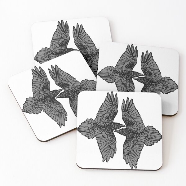 Item preview, Pair of ravens  designed and sold by InfosecGoose.