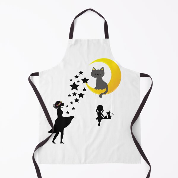 Item preview, girl dream moon cat designed and sold by KALLAUTO.