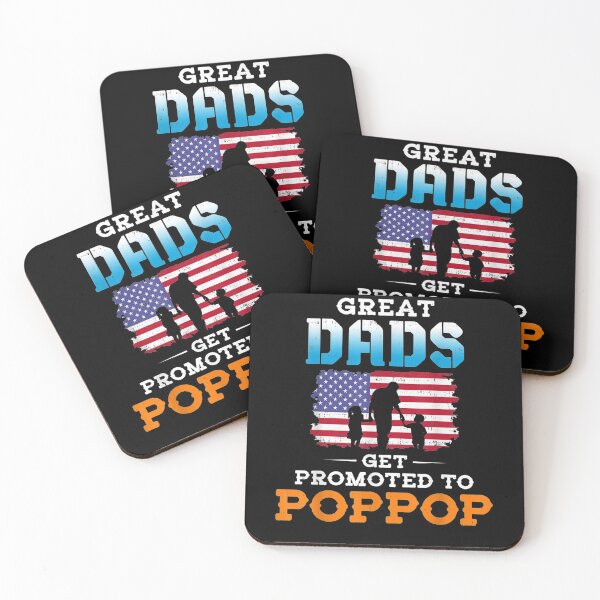 Item preview, Mens Great Dads Get Promoted To Poppop Grandpa For Men  designed and sold by servantdep.