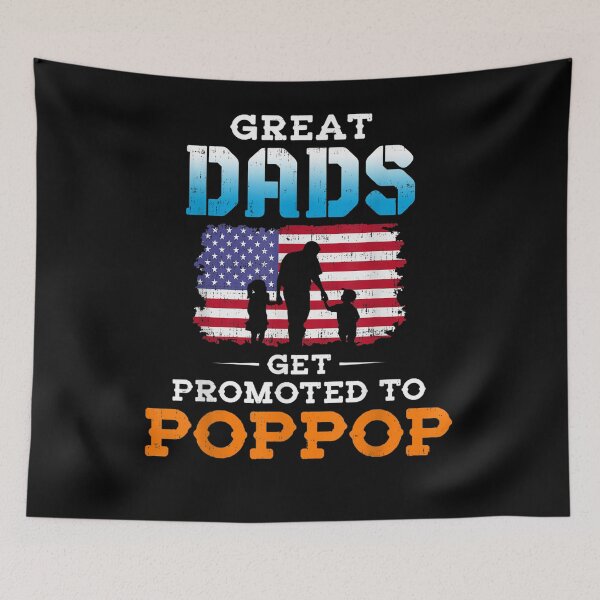 Item preview, Mens Great Dads Get Promoted To Poppop Grandpa For Men  designed and sold by servantdep.