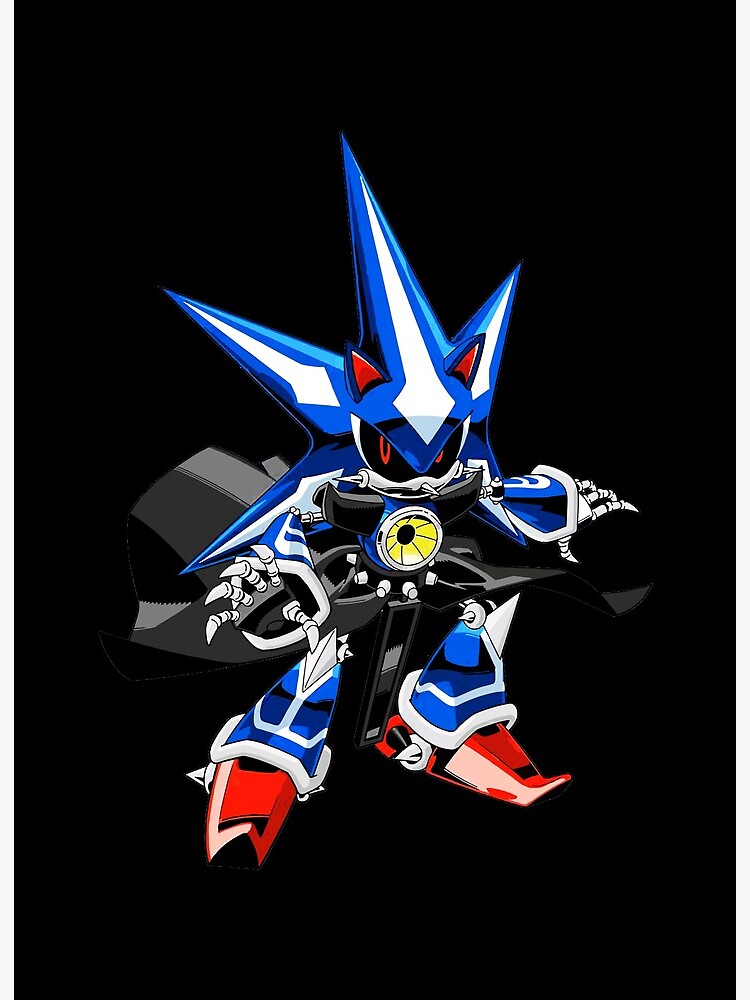 neo metal sonic art Metal Print for Sale by danielroy4