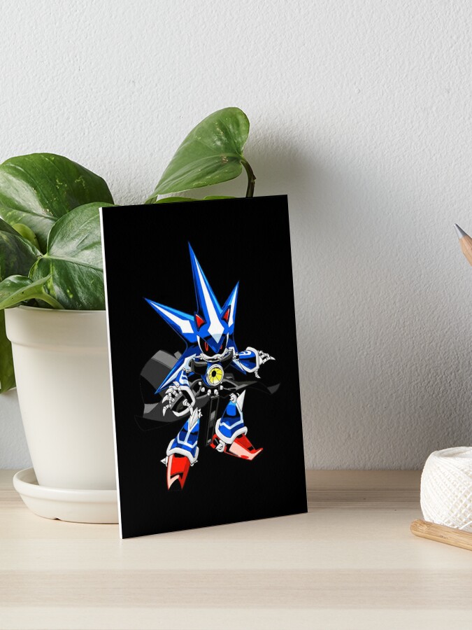 neo metal sonic art Art Board Print for Sale by danielroy4