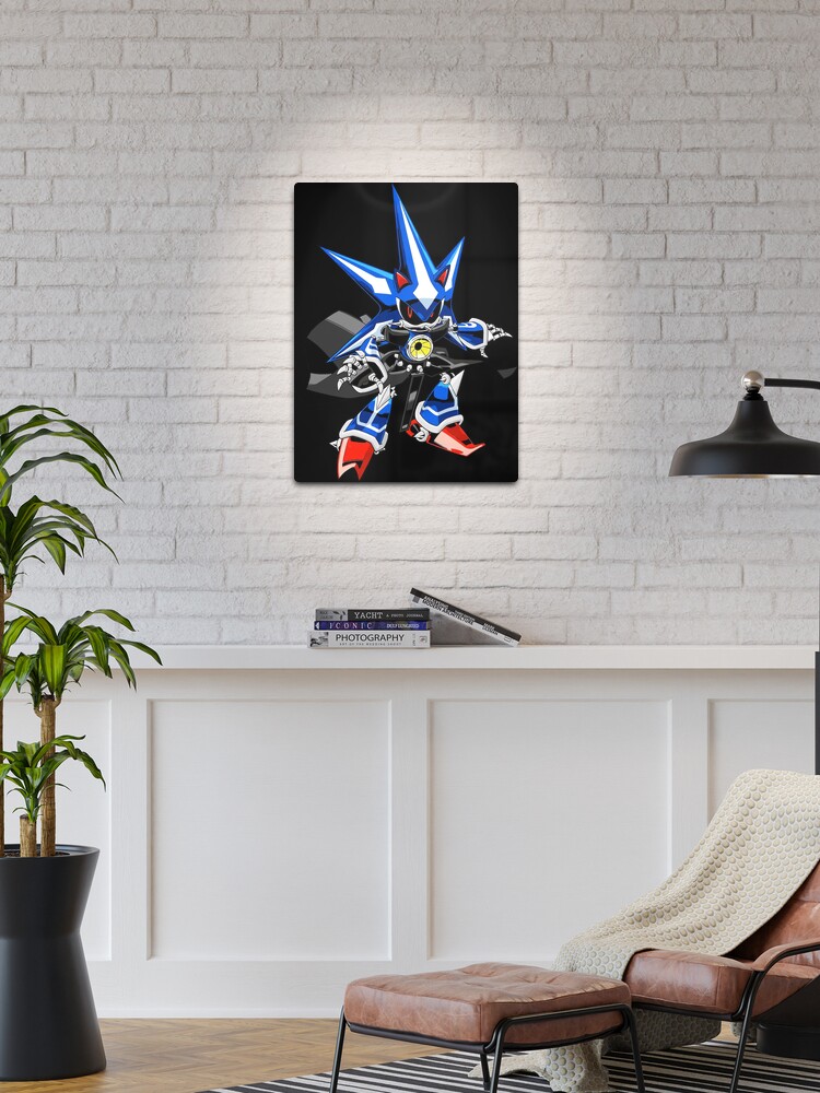 neo metal sonic art Metal Print for Sale by danielroy4