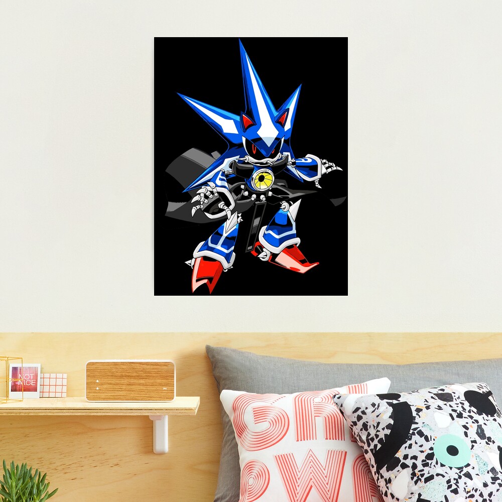 neo metal sonic art Sticker for Sale by danielroy4