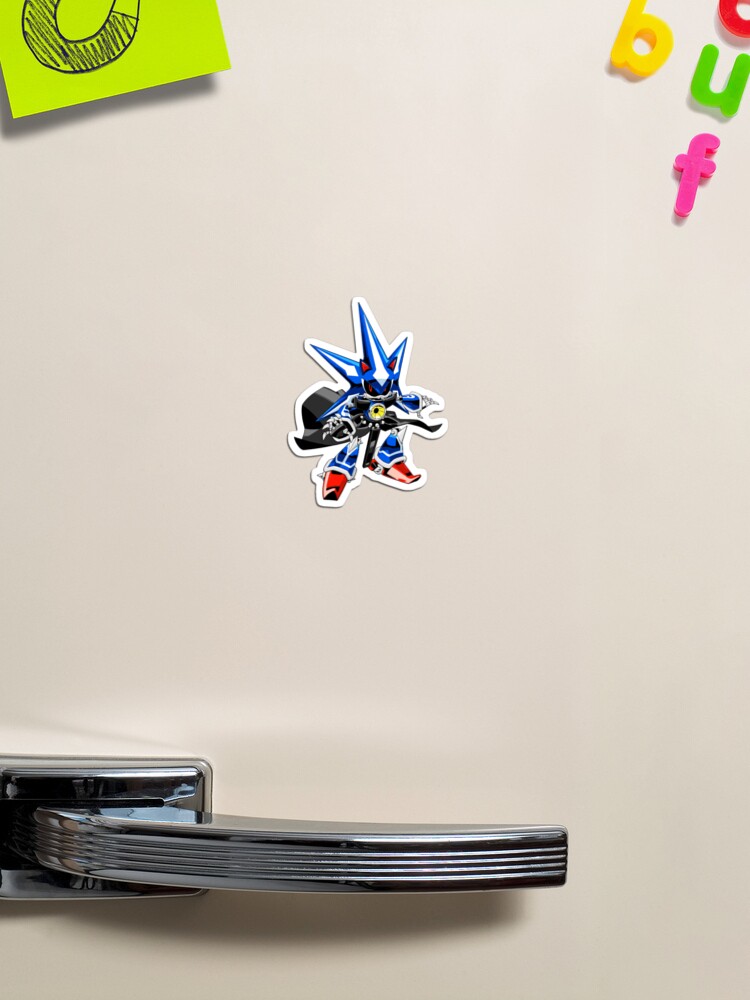 neo metal sonic art Sticker for Sale by danielroy4