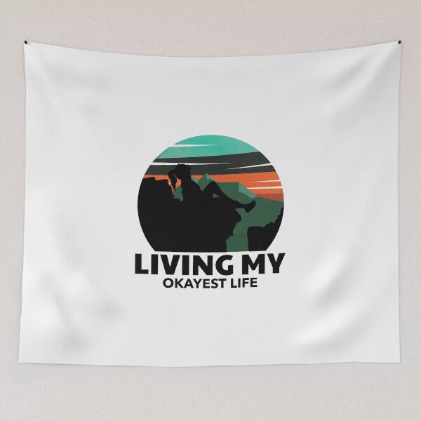 Item preview, living my okayest life designed and sold by Sinovius.