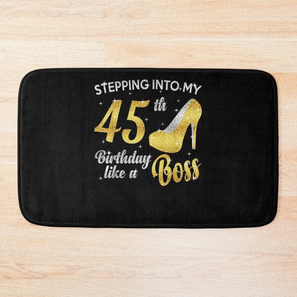 Item preview, Stepping Into My 45th Birthday Like A Boss Funny Birthday  designed and sold by servantdep.