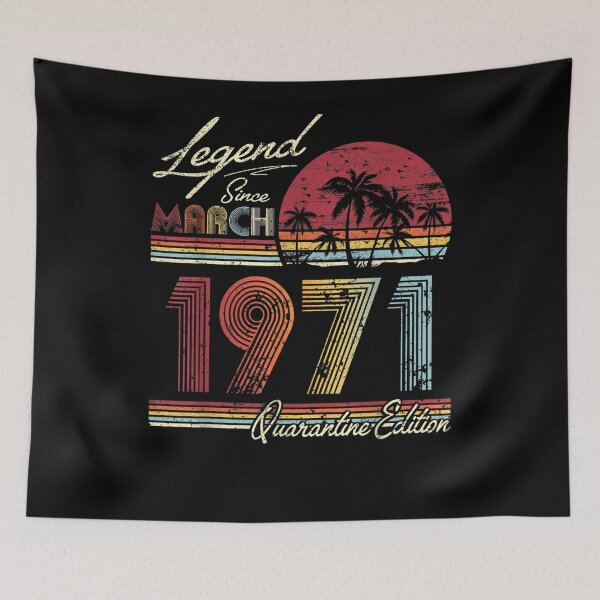 Item preview, Legend Since March 1971 50 Years 50th Quarantine Birthday  designed and sold by servantdep.