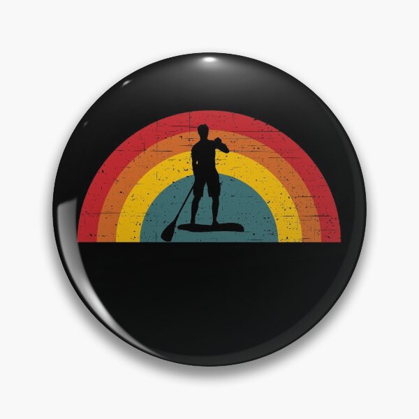 Item preview, Stand Up Paddle Board - SUP - Vintage Half Circle designed and sold by HeatherPore.