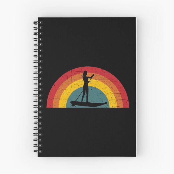 Item preview, Woman Stand Up Paddle Board - SUP - Vintage Half Circle designed and sold by HeatherPore.