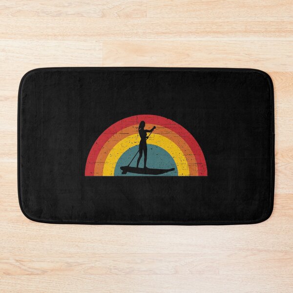 Item preview, Woman Stand Up Paddle Board - SUP - Vintage Half Circle designed and sold by HeatherPore.