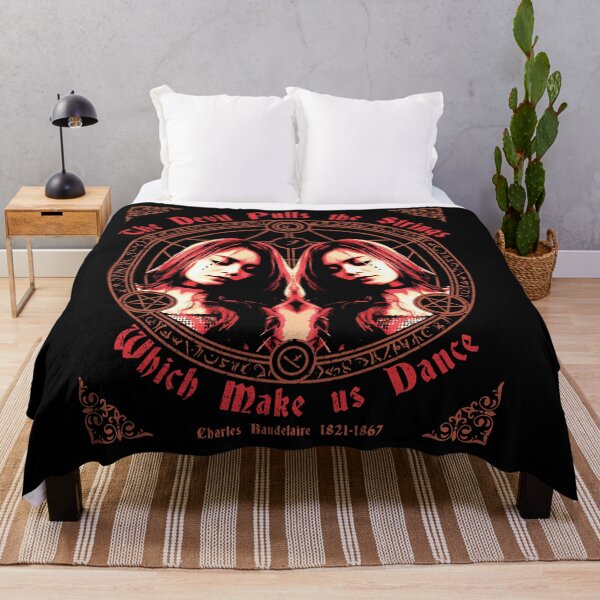 Aperçu de l'œuvre Le Diable tire les ficelles, Occulte, Sorcellerie, Gothique, William Baudelaire, Goth Gift créée et vendue par Proverbial Wisdom Design.