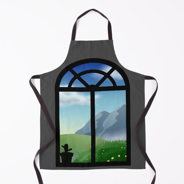 Item preview, A hilly window view designed and sold by Katuend.