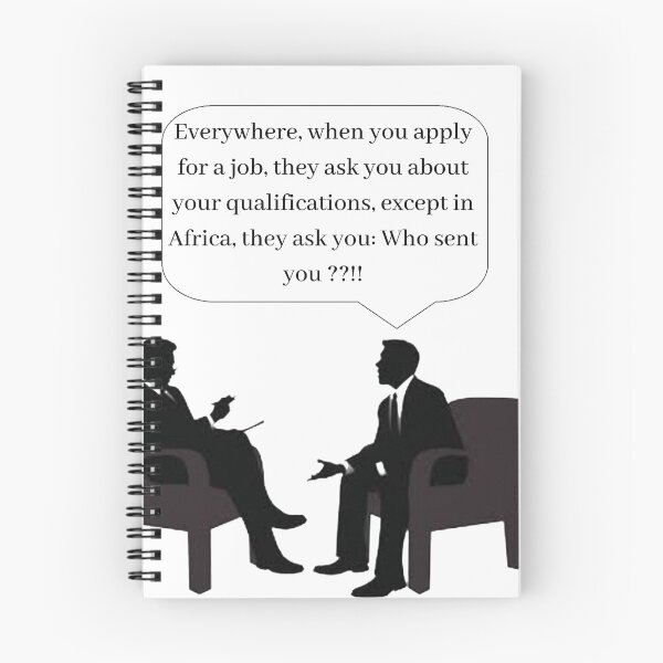 Item preview, Job Interview In Africa designed and sold by lastechance.